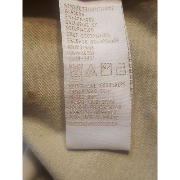 Tommy Hilfiger Women's Tan Chest Pockets Button Up Jacket Size 22 - Picture 4 of 8